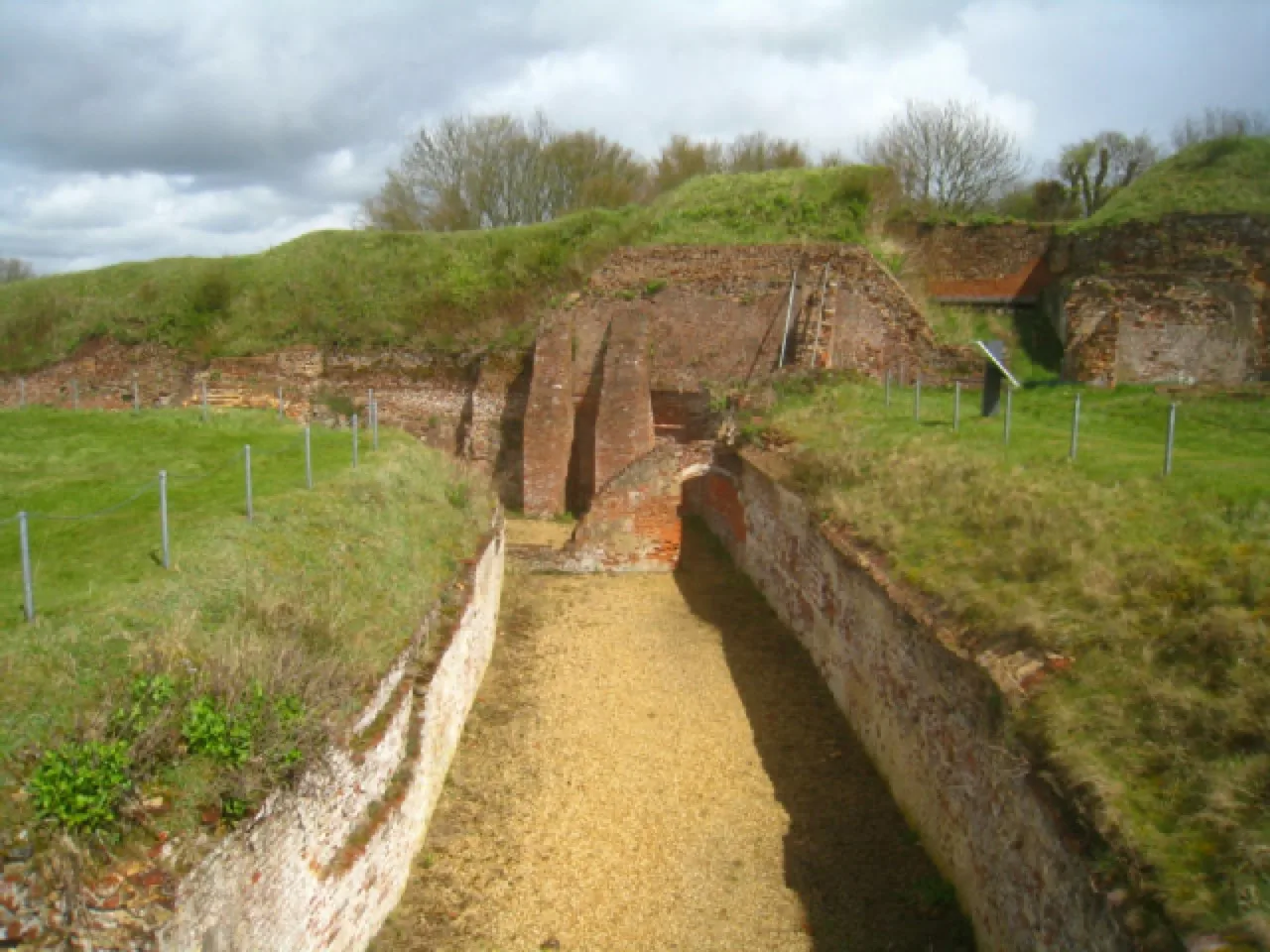 The ruins of Basing House, Old Basing. Fourteen acres of grounds, a Tudor barn from 1535 and a free car park, for £11 an adult and £36.75 a family